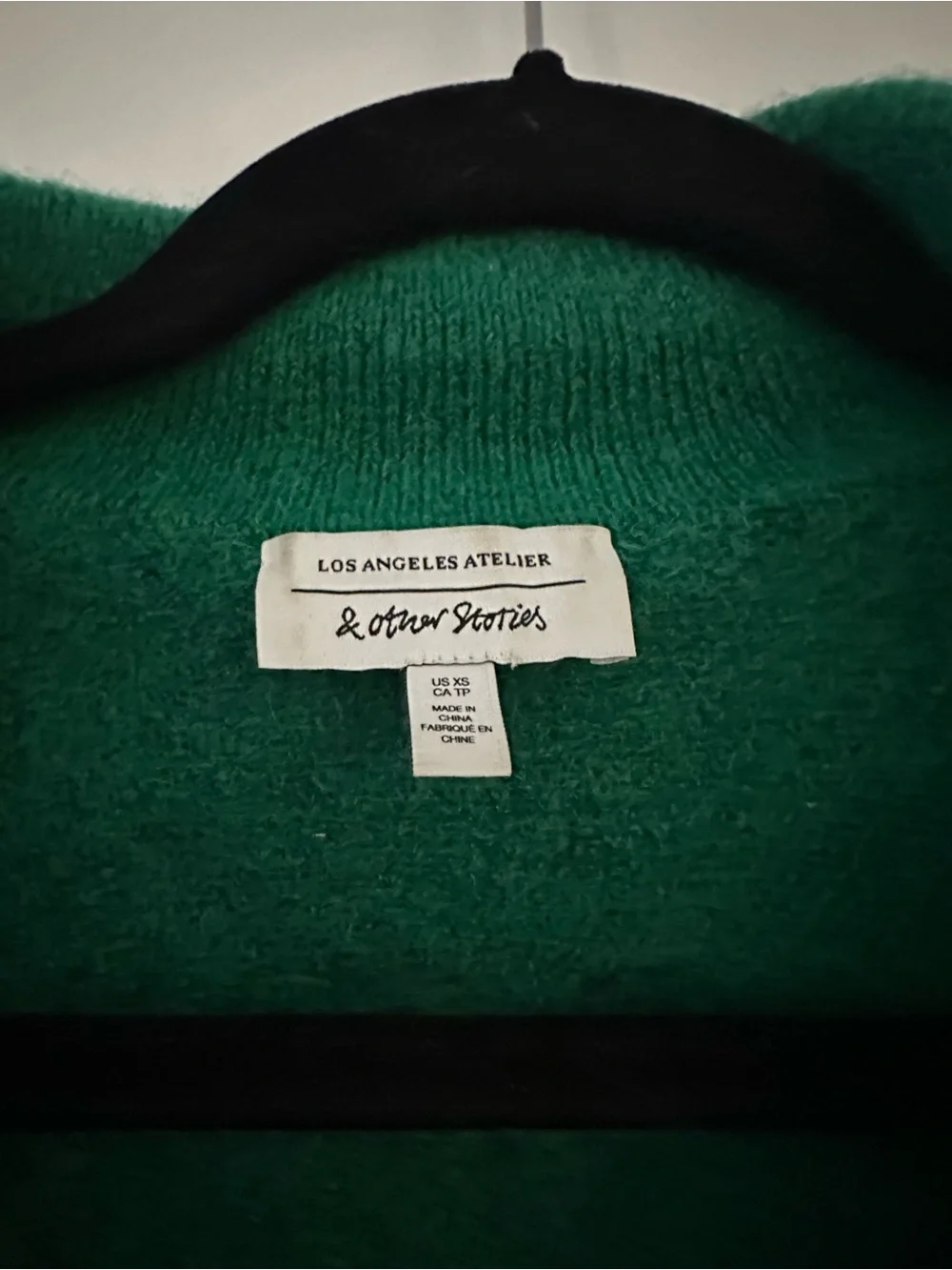 & Other Stories Mohair Collared Sweater - Picture 3 of 4